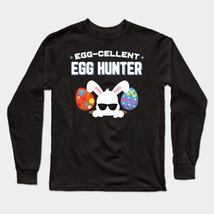 Egg−cellent Egg Hunter Funny Easter Long Sleeve T-Shirt